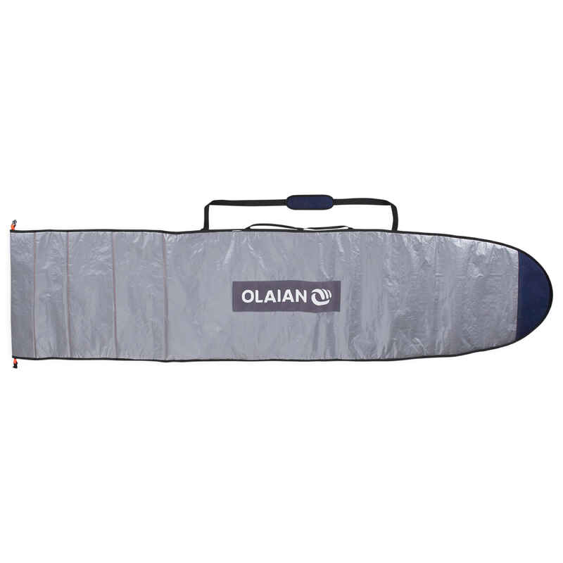 Boardbag Surfboard verstellbar 7'3–9'4 grau