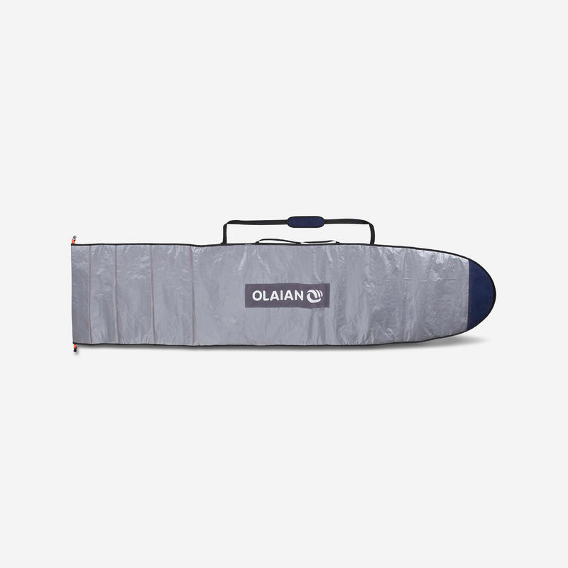 Aanpasbare boardbag voor surfboards van 7'3 tot 9'4 (221 tot 285 cm)
