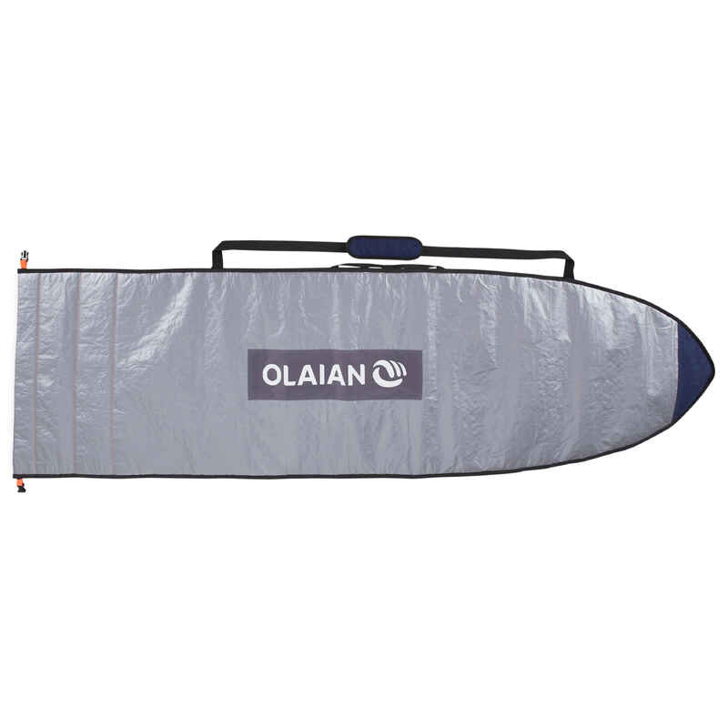 Boardbag Surfboard erweiterbar 5'4"–7'2" grau Media 1