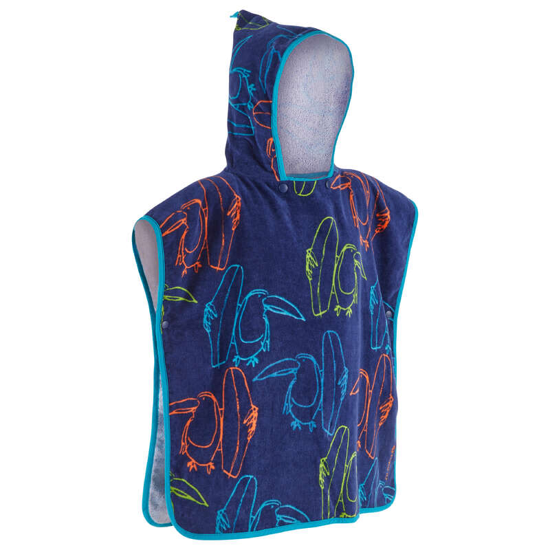 BEACH TOWELS AND PONCHO - JUNIOR PONCHO Toucan OLAIAN