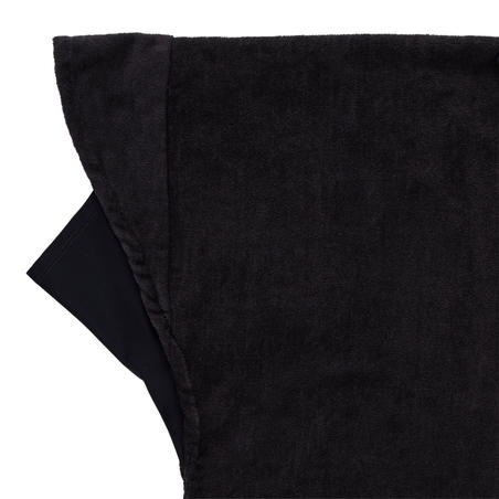 ПОНЧО ПЛЯЖНОЕ ДЛЯ ВЗРОСЛЫХ ТЕМНО-СИНЕЕ 900