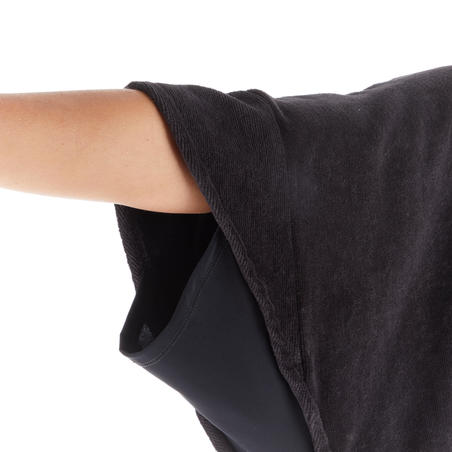 ПОНЧО ПЛЯЖНОЕ ДЛЯ ВЗРОСЛЫХ ТЕМНО-СИНЕЕ 900