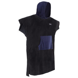 Poncho Toalla playa Surf Olaian 900 Adulto Azul Marino algodón