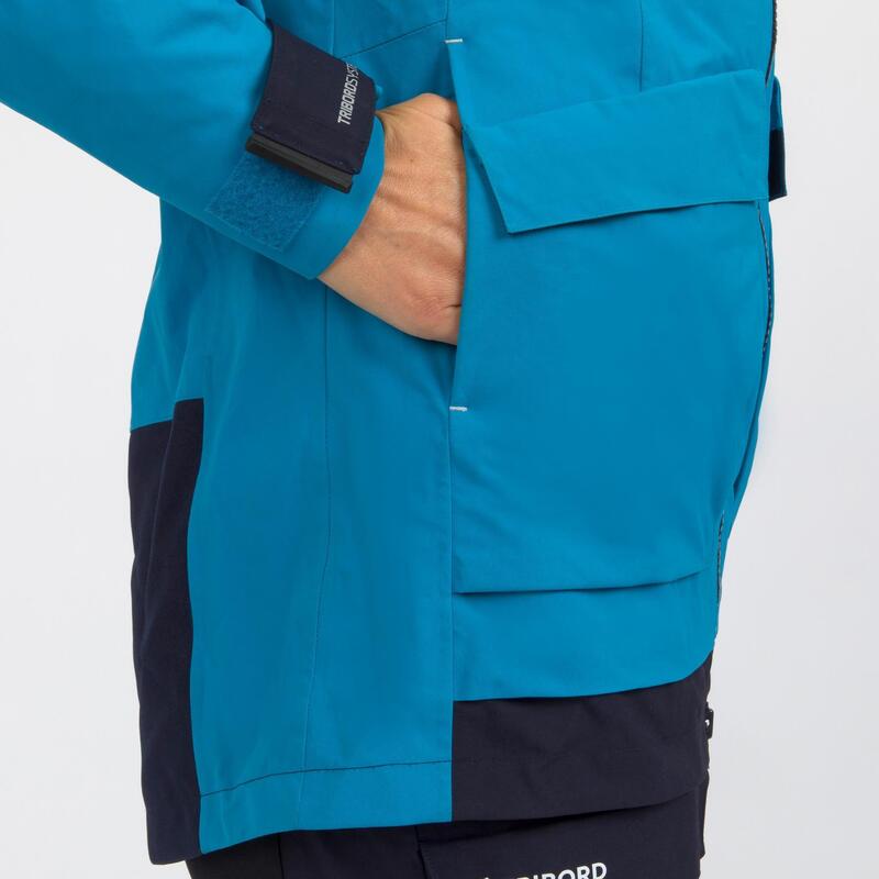 Veste imperméable coupe-vent de voile femme SAILING 500 Bleu