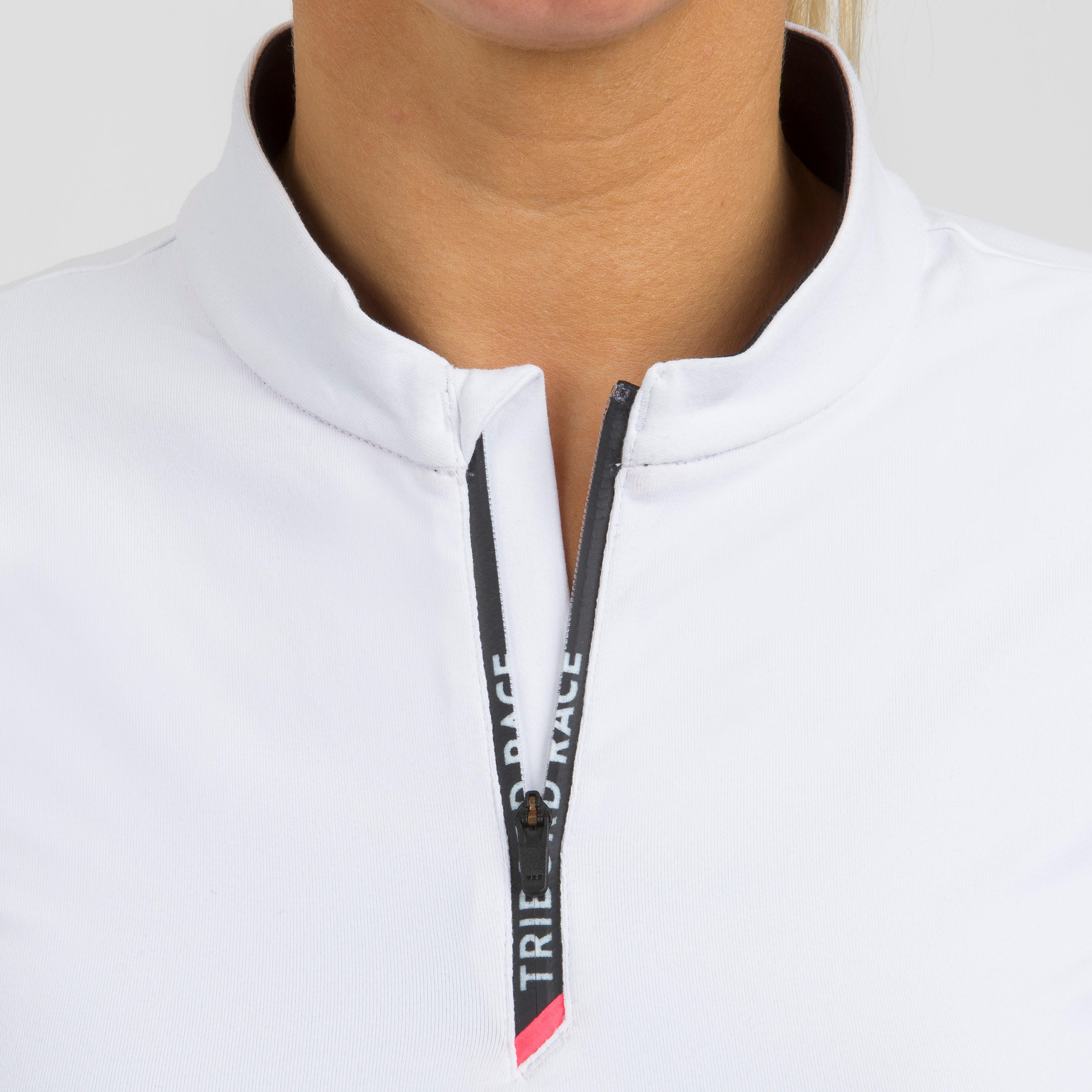 Camiseta Vela Race 100 Mujer Blanco 5/8