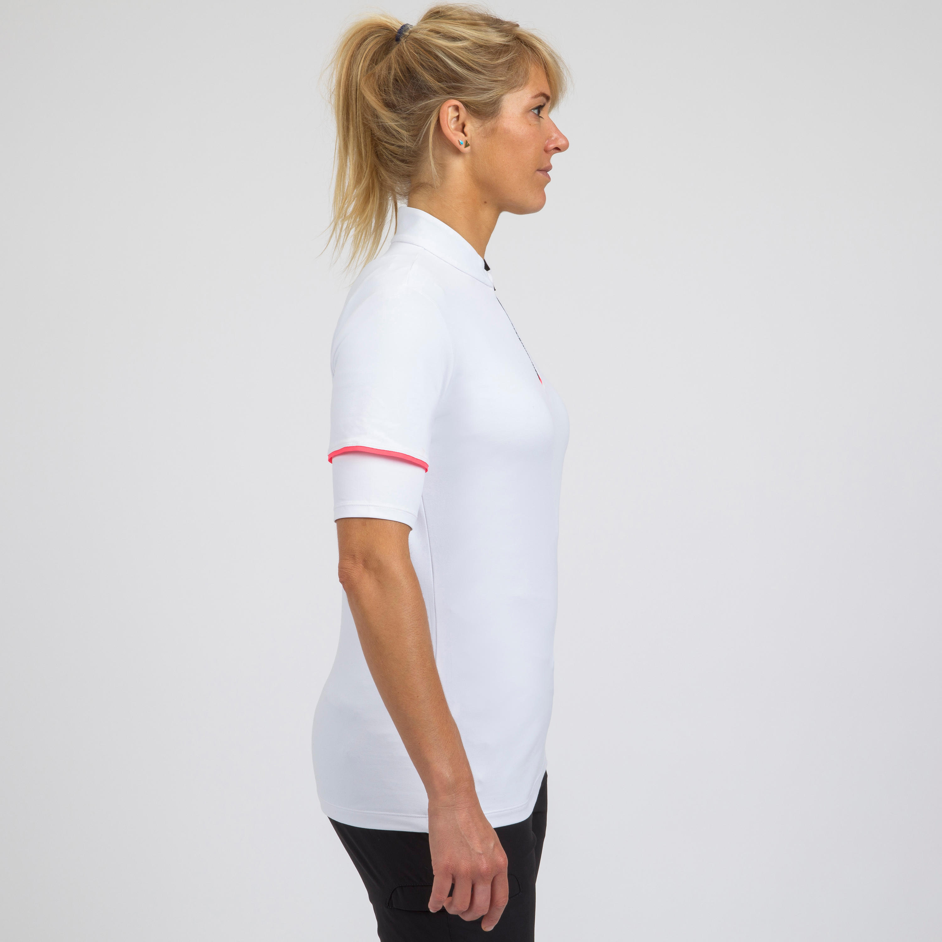 Camiseta Vela Race 100 Mujer Blanco 3/8