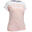 Tricou Navigație SAILING 100 Alb/Corai Damă
