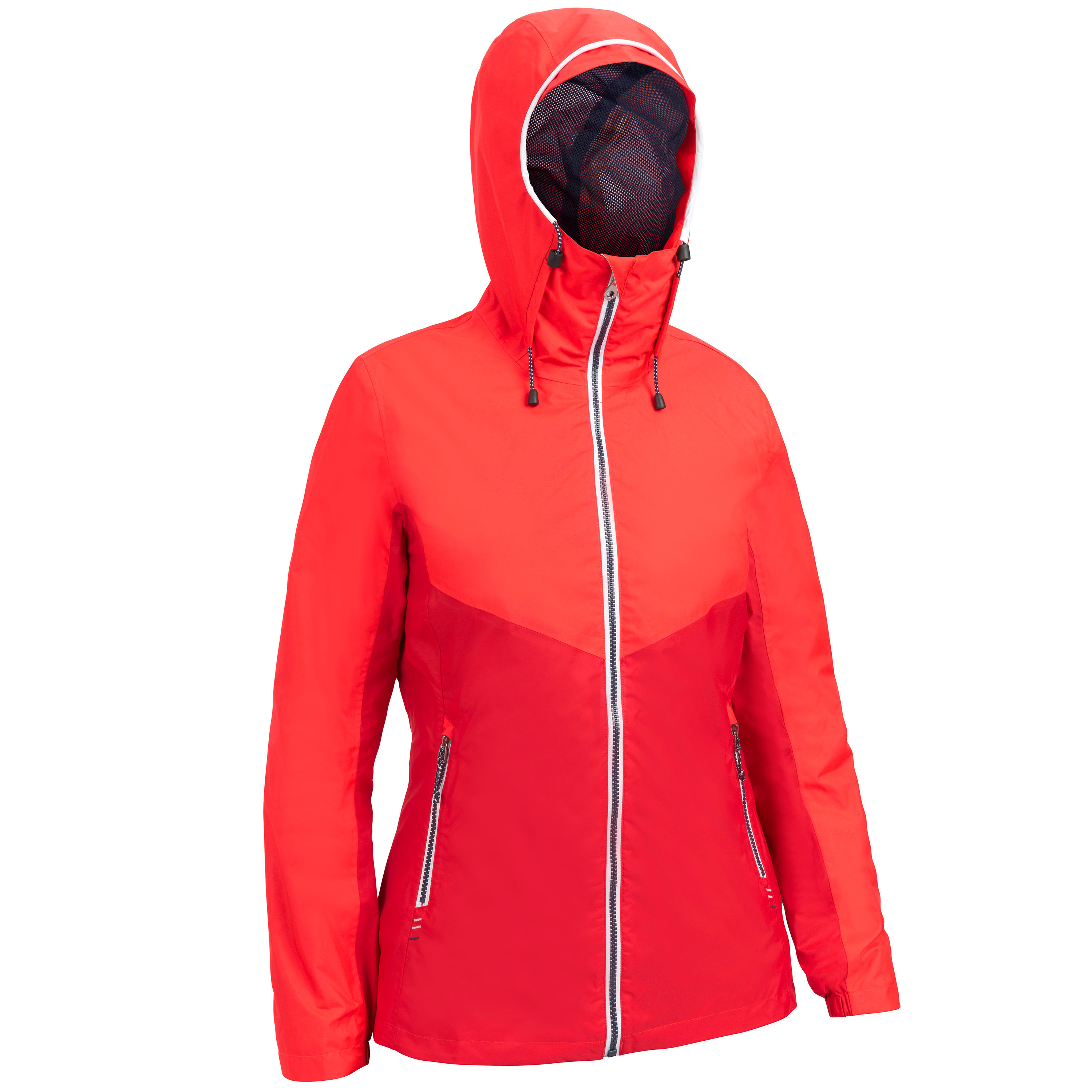 TRIBORD Sailing 100 Women's Waterproof Sailing Jacket - Red