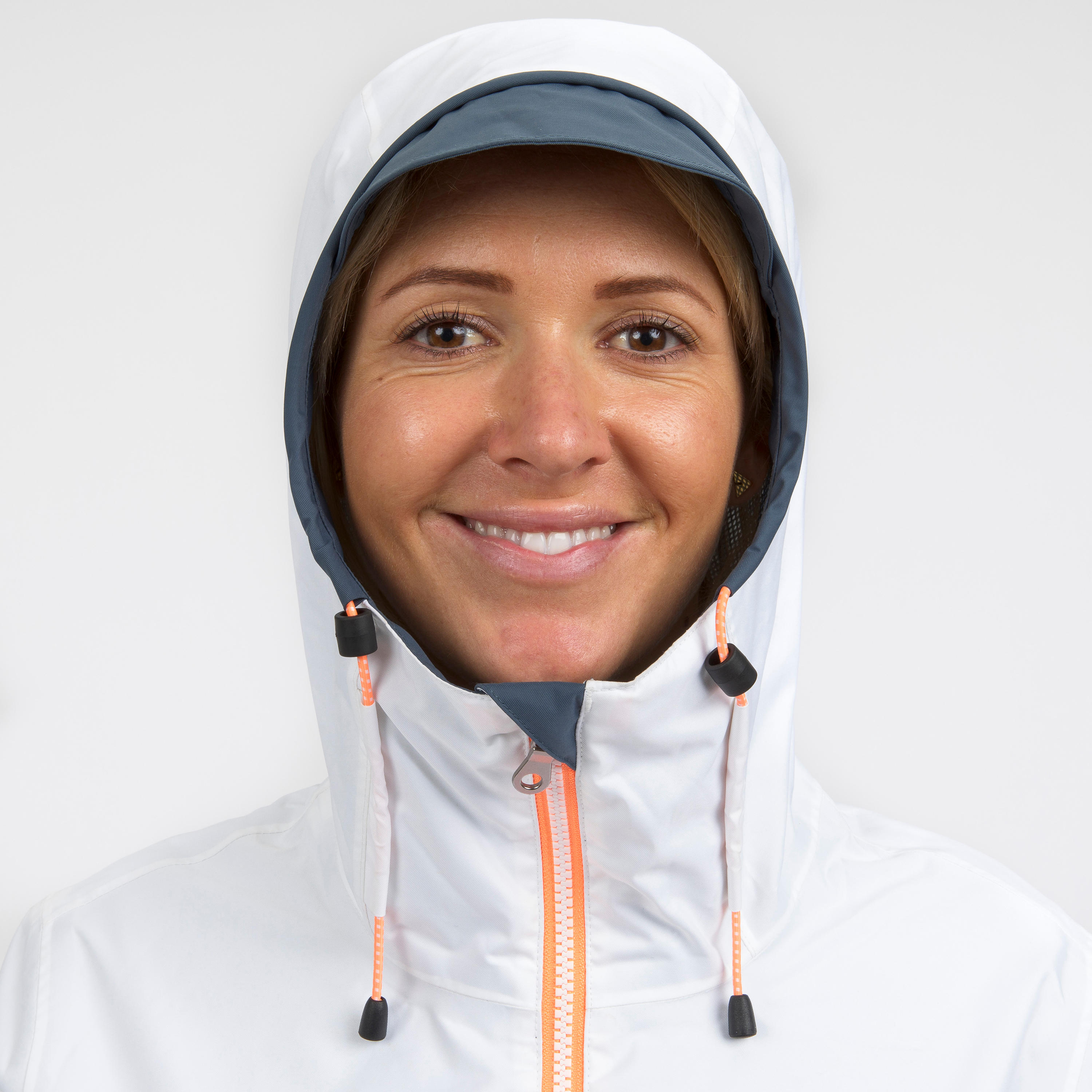 Coupoe-vent de voile imperméable femme – 100 gris blanc 6/11