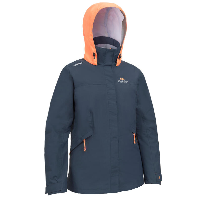 Veste imperméable de voile femme SAILING 300 Gris