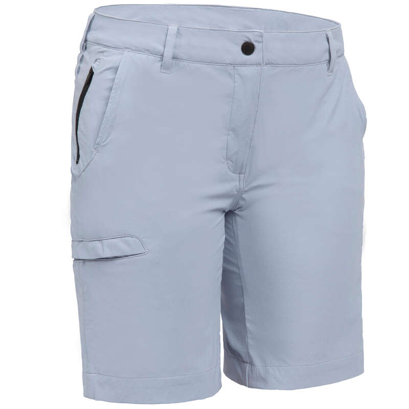 REGATTA WARM WEATHER WOMAN CLOTHES Sailing - Women's Race Short Light Grey TRIBORD - Sailing Clothing