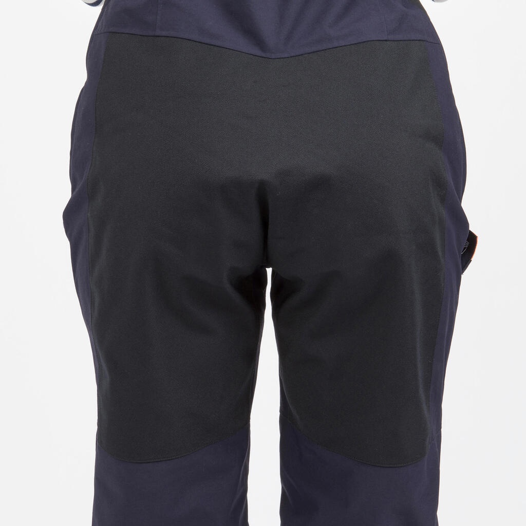 Sailing 500 Women's Waterproof Sailing Salopettes - Navy