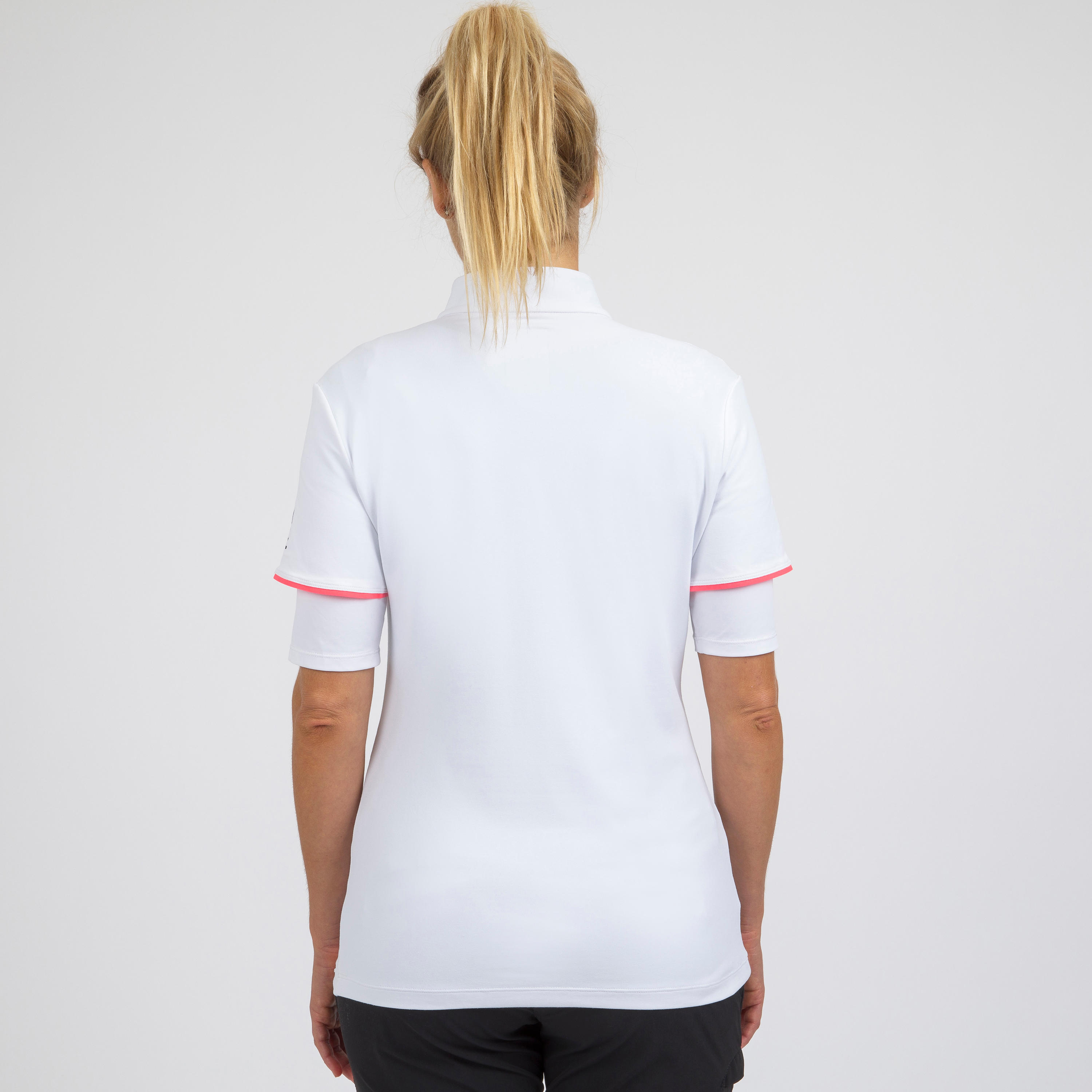 Camiseta Vela Race 100 Mujer Blanco 4/8
