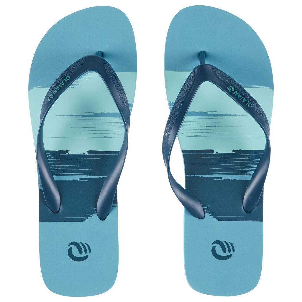 Men’s flip-flops - 120 Wavy blue