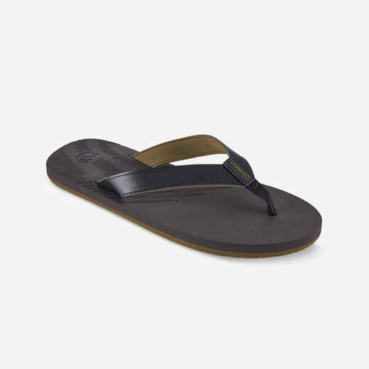 
      Chanclas de playa para hombre Olaian Top 150 gris oscuro
  