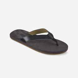 Sandal Flip-Flop Pria 150 - Abu-abu Gelap