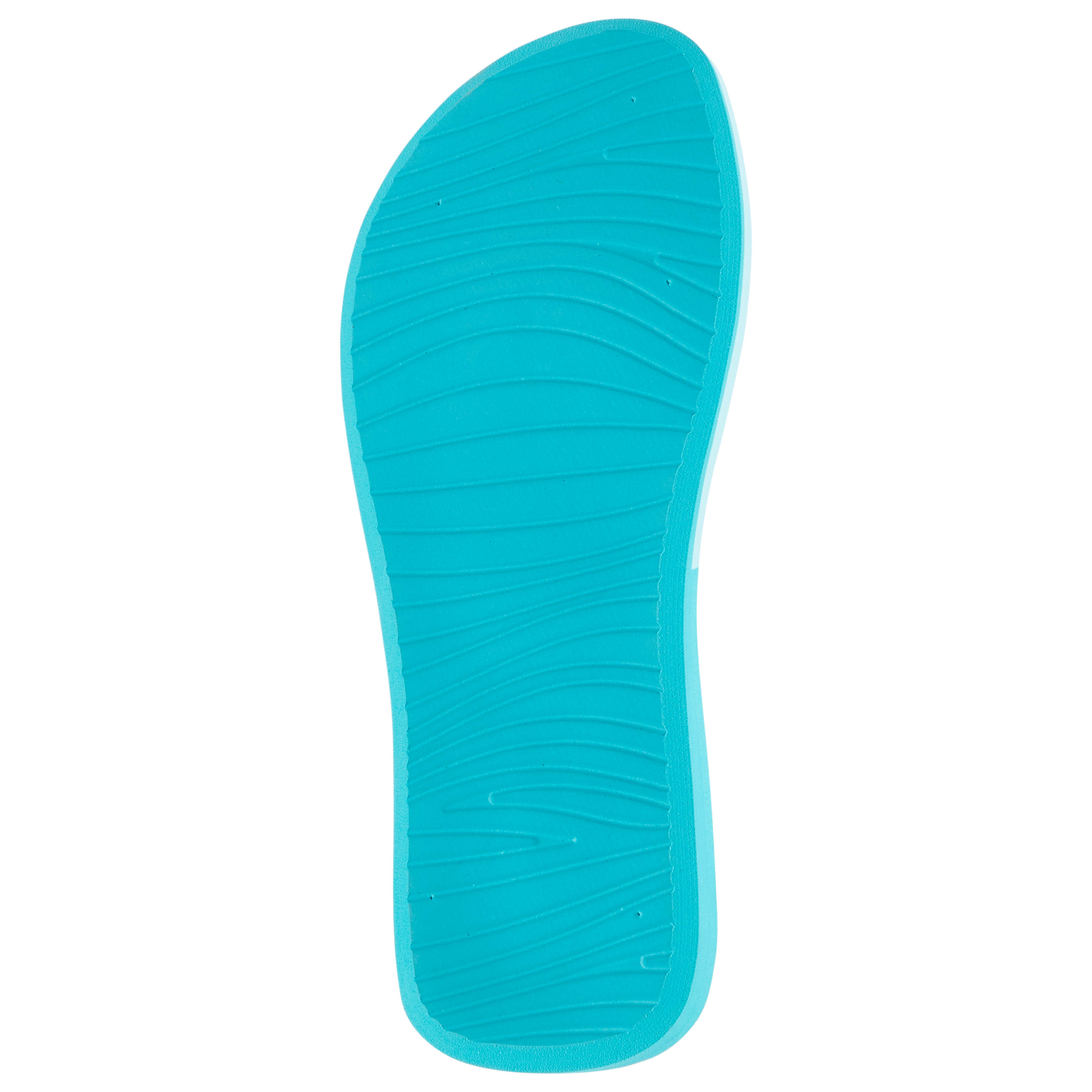 Girls' Flip-Flops 550 - Green 6/6