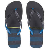 190 Men's Flip-Flops - Lines Yellow