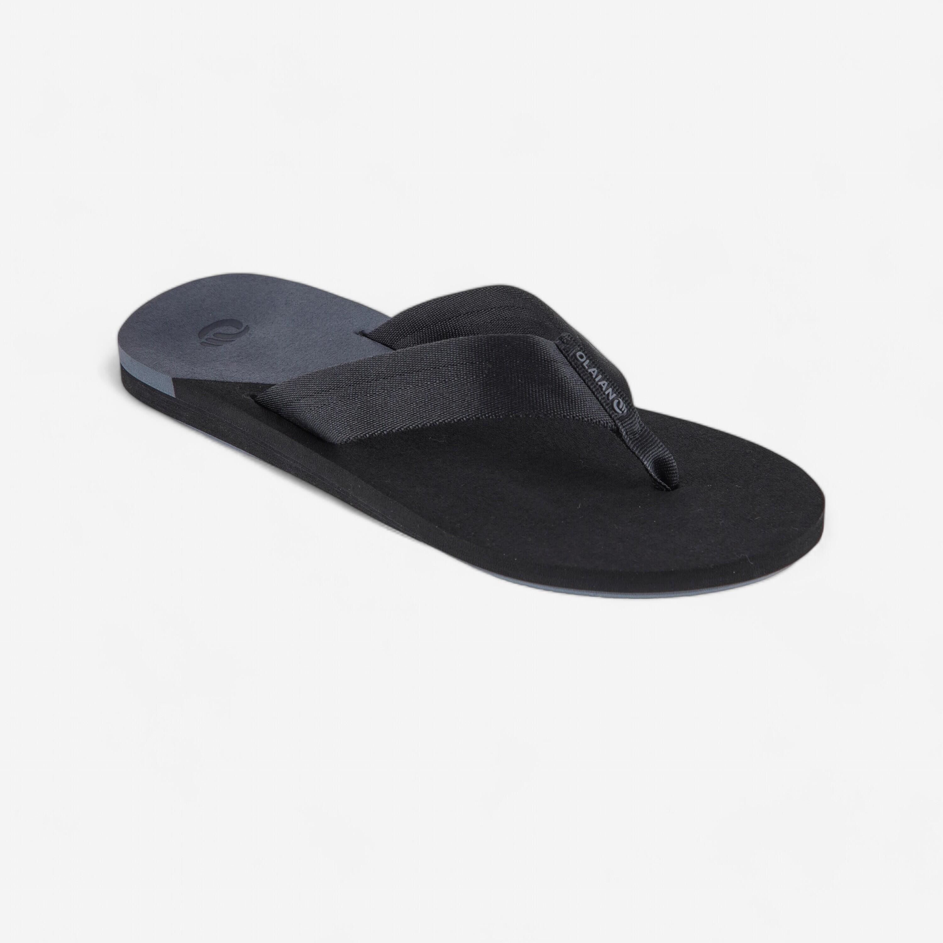 SANDALIAS DE PLAYA SURF HOMBRE 520 NEGRO Decathlon