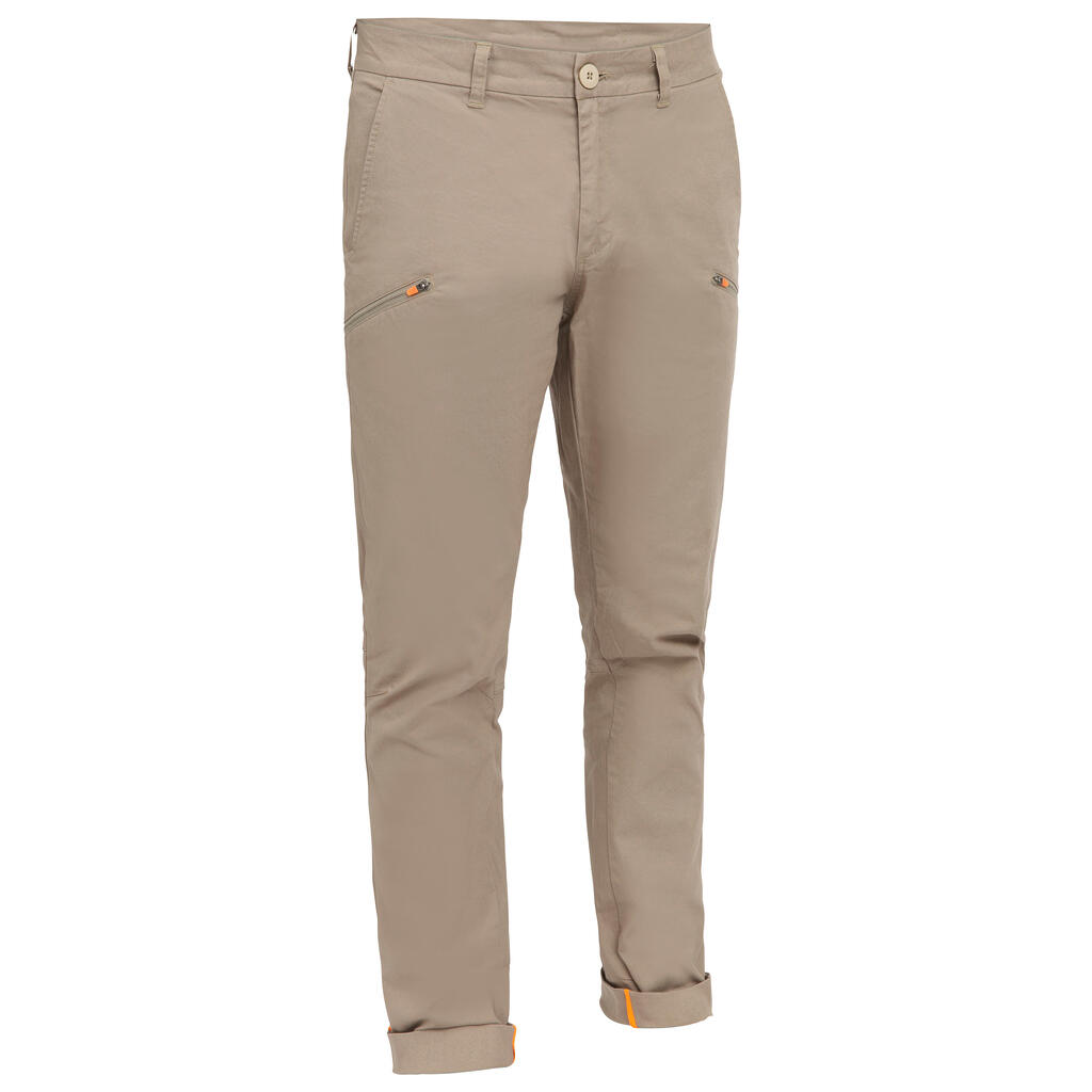 Sailing 100 Men's Rugged Sailing Trousers - Beige