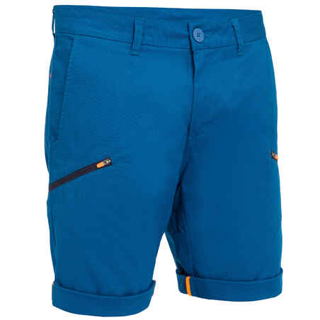 Modre moške jadralne bermuda kratke hlače SAILING 100