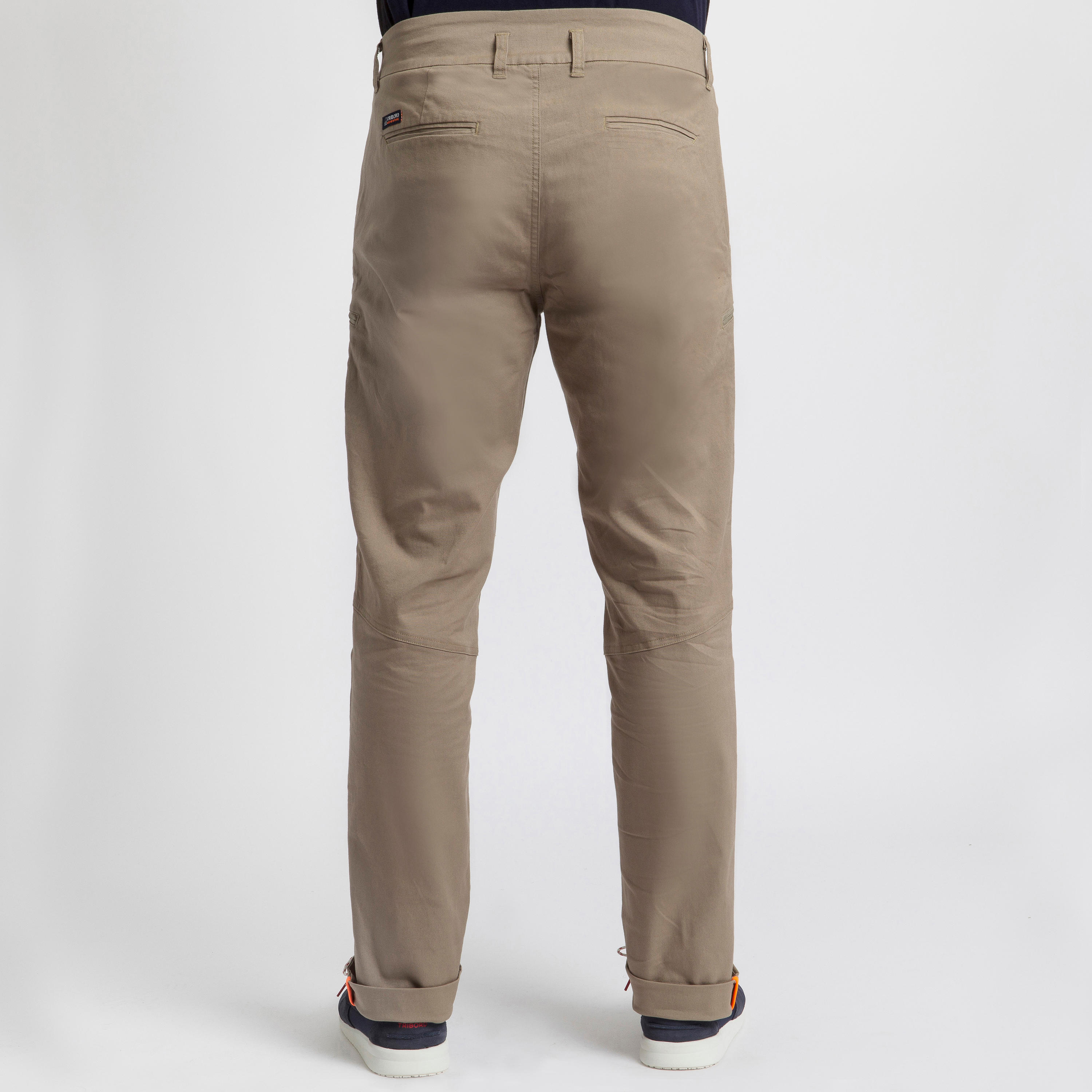 Sailing 100 Men's Rugged Sailing Trousers - Beige 4/6