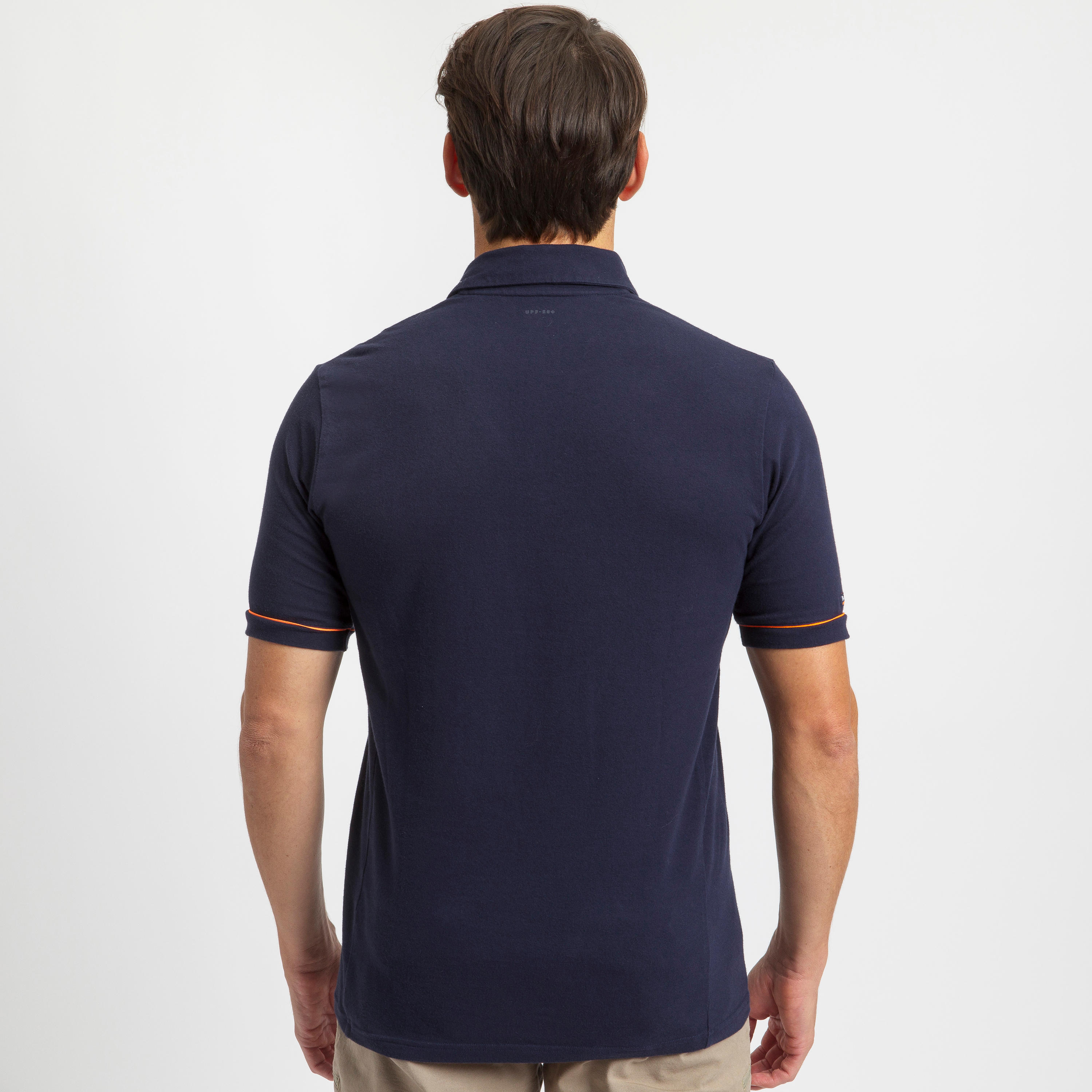 black short sleeve polo shirt