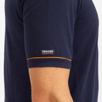 Polo manche courte de voile homme SAILING 100 Navy