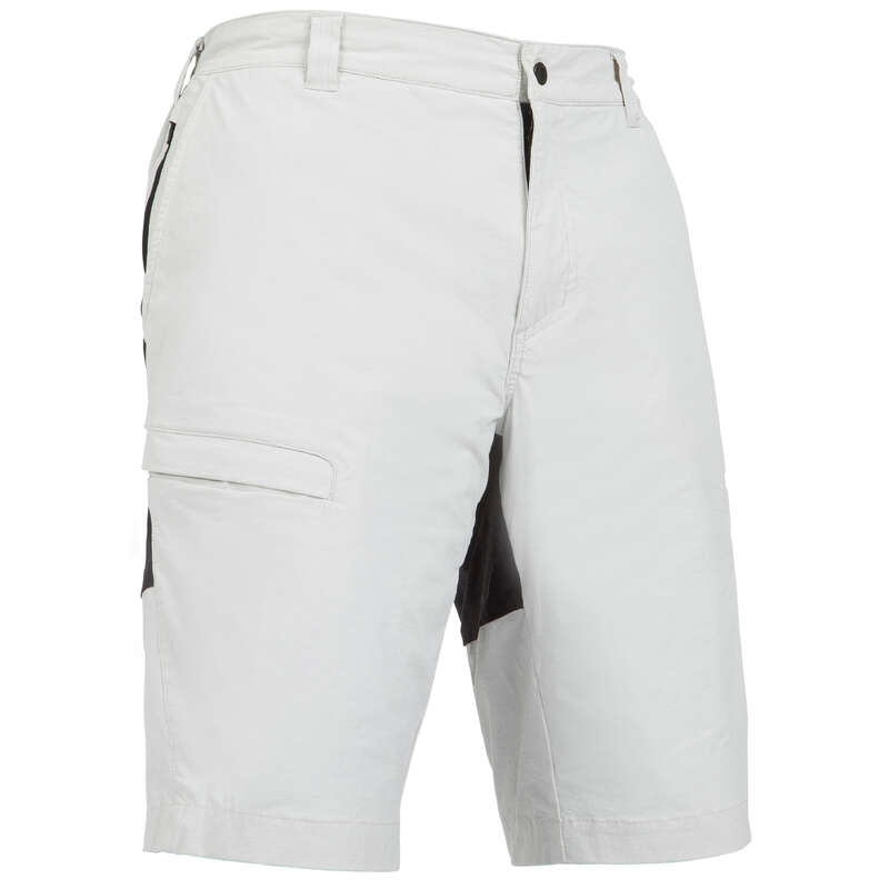 CRUISING WARM WEATHER MAN CLOTHES - Men's Race Shorts Grey Black TRIBORD
