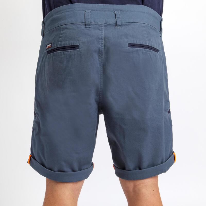 Bermuda Shorts Segeln Herren strapazierfähig 100 grau