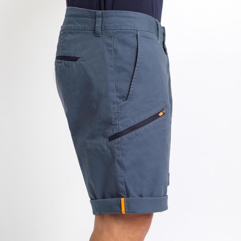 Bermuda Shorts Segeln Herren strapazierfähig 100 grau