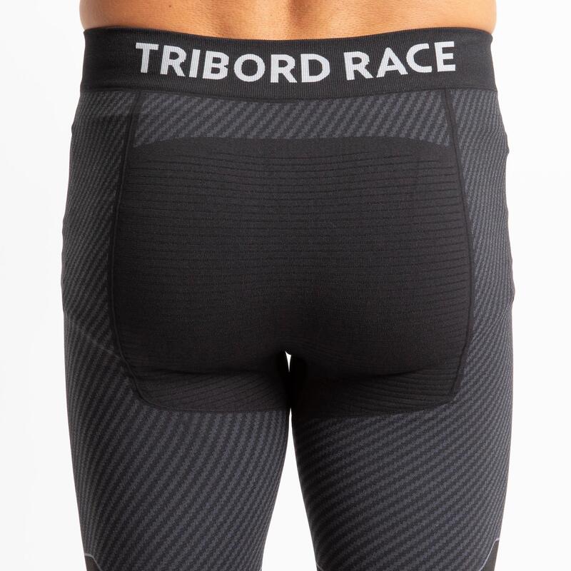 Pantalone intimo vela uomo RACE 500 grigio-nero