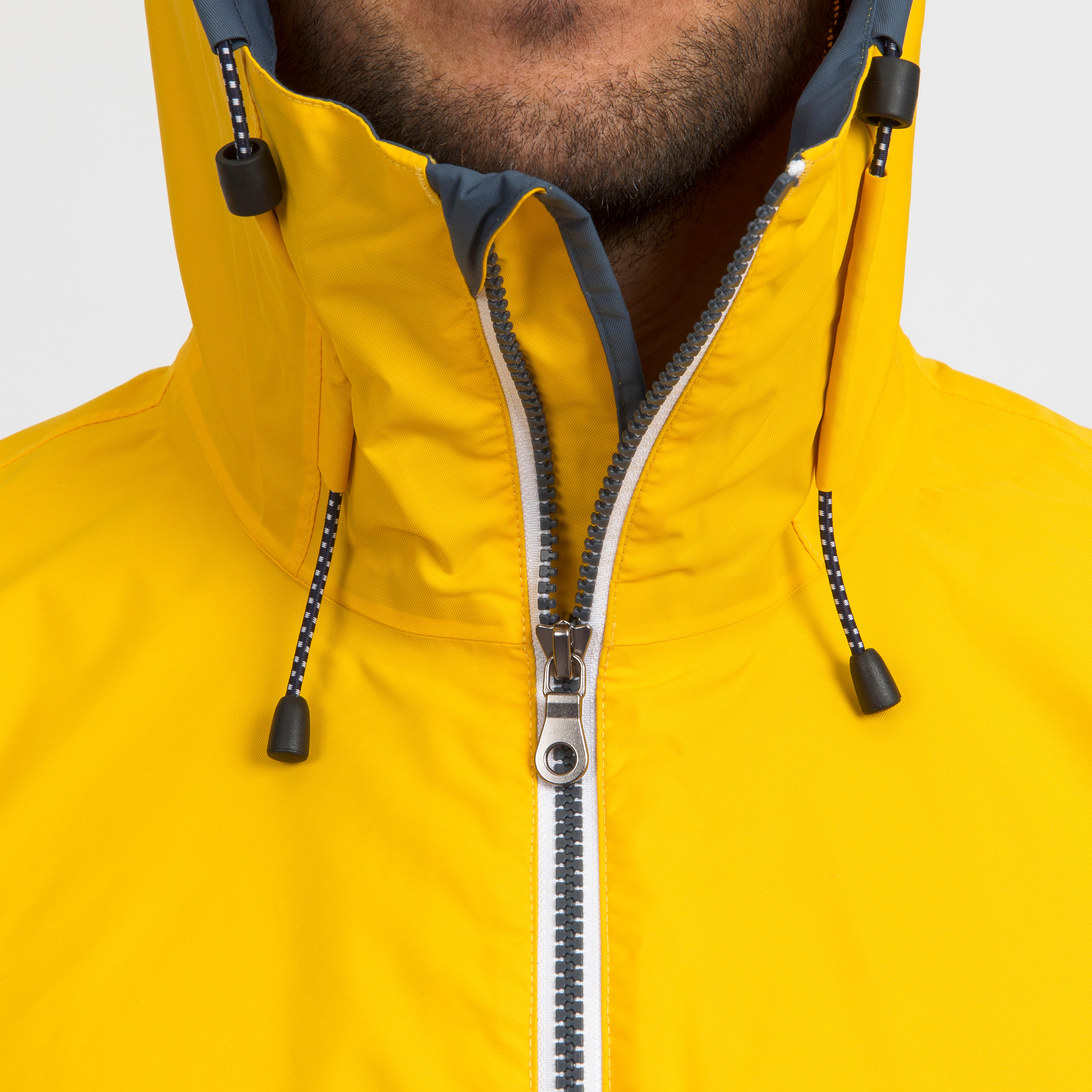 yellow sailing jacket
