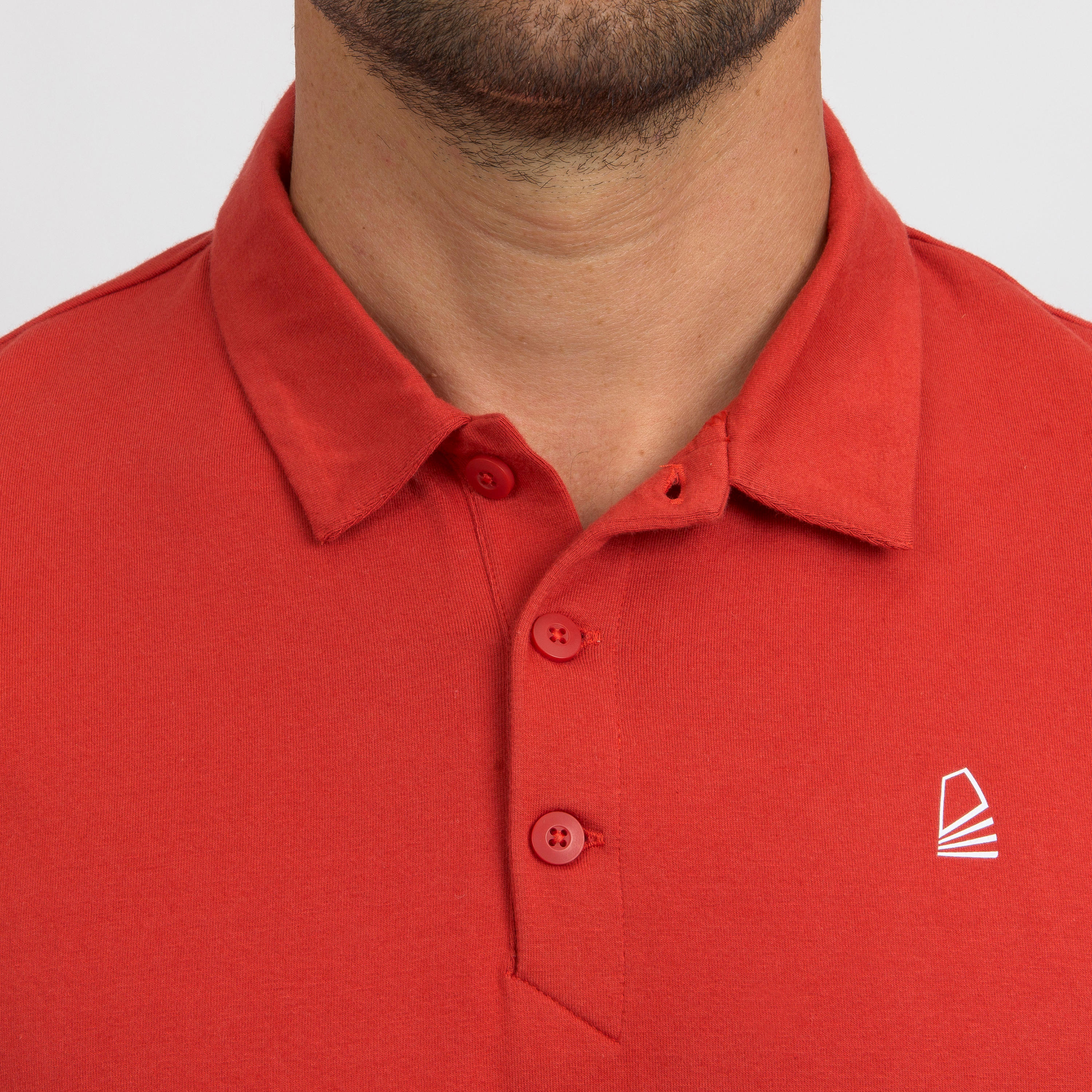 red polo short sleeve