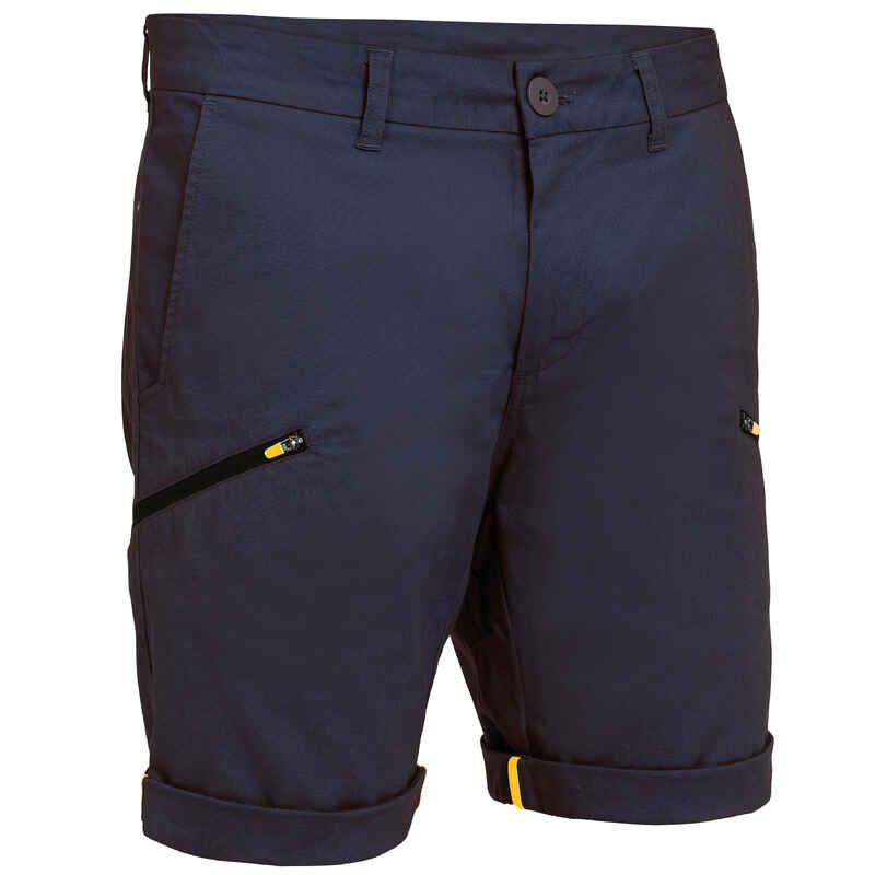 Bermuda Shorts Segeln Herren strapazierfähig 100 marineblau
