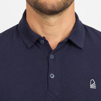 Polo manche courte de voile homme SAILING 100 Navy