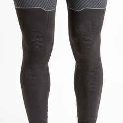 MEN'S SAILING TECHNICAL LEGGINGS RACE 500 - GREY BLACK