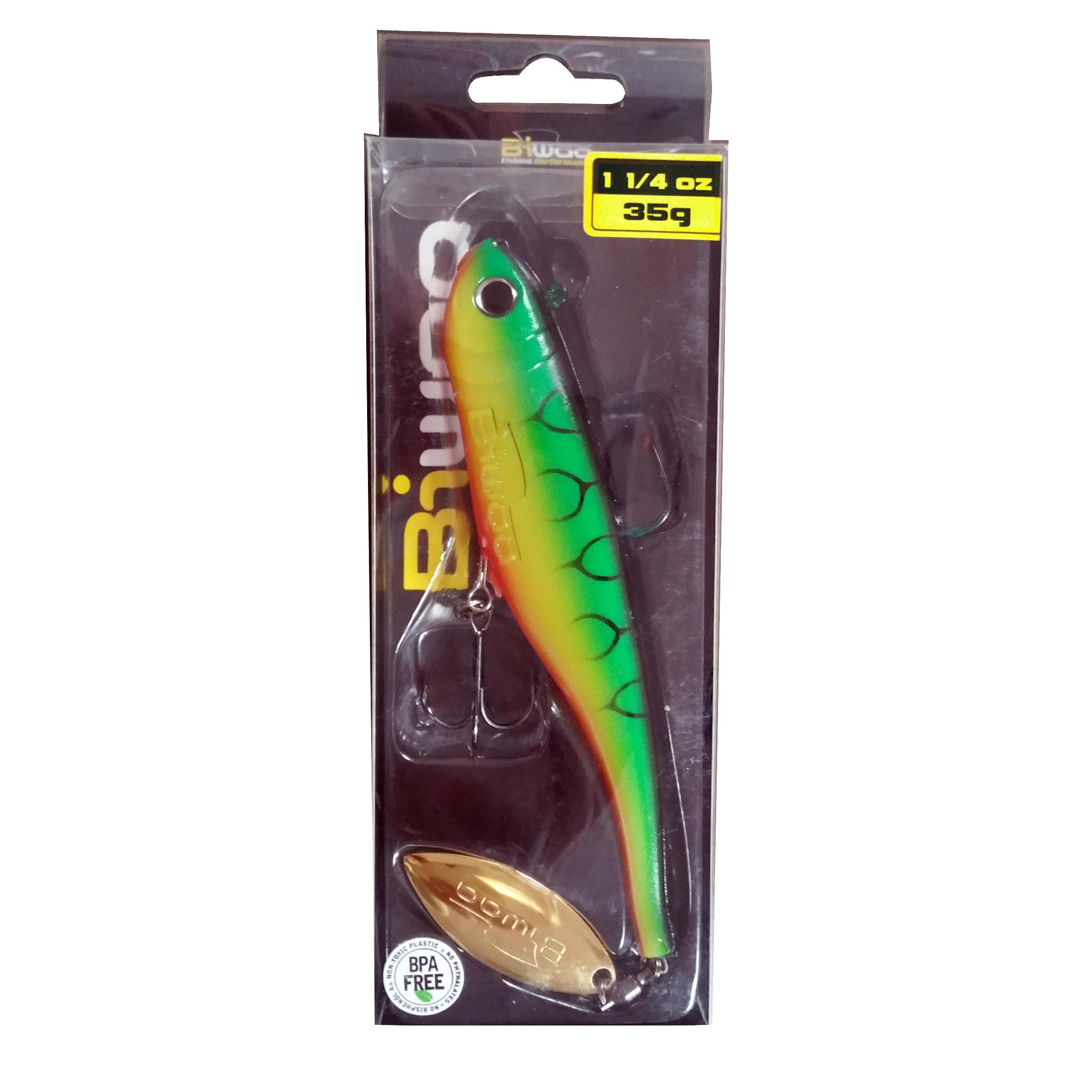 DIVINATOR MEDIUM 18 FIRE TIGER SOFT LURE FOR LURE FISHING 2/2