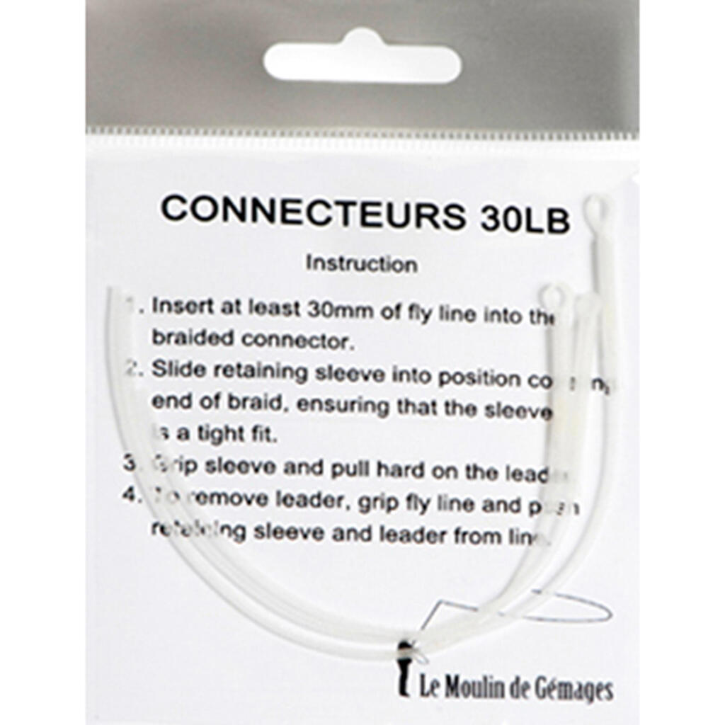 FLY FISHING FLY BRAIDED CONNECTOR 30 LBS