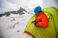 Men's Mountaineering Down Jacket - Makalu Red