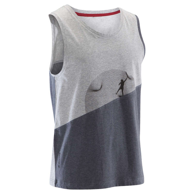 CLIMBING CLOTHING Climbing - MEN’S TANK TOP GREY SIMOND - Climbing