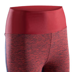 LEGGING D'ESCALADE-VERTIKA BORDEAUX ET BLEU FEMME