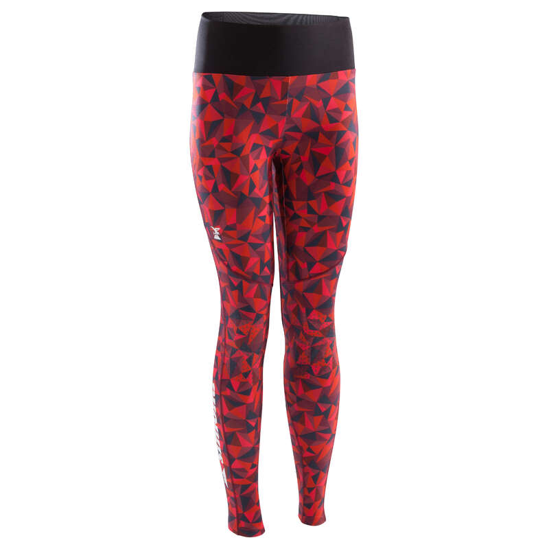 CLIMBING CLOTHING - WOMEN'S LEGGINGS RED SIMOND