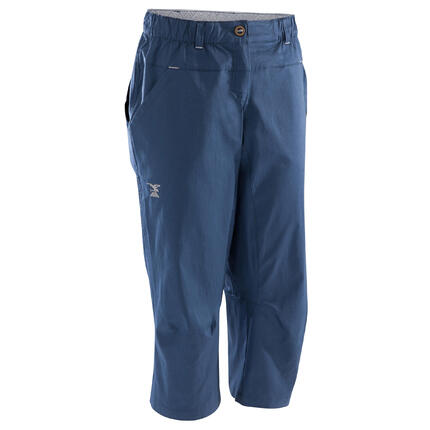 PANTACOURT D'ESCALADE STRETCH - VERTIKA FEMME BLEU ARDOISE