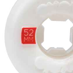Conical Skateboard Wheels 52mm 101A 4-Pack - White