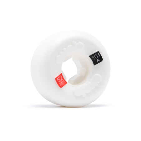 Conical Skateboard Wheels 52mm 101A 4-Pack - White