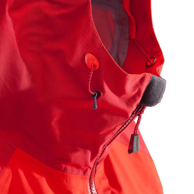 Veste imperméable d'alpinisme FEMME - ALPINISM LIGHT Rouge