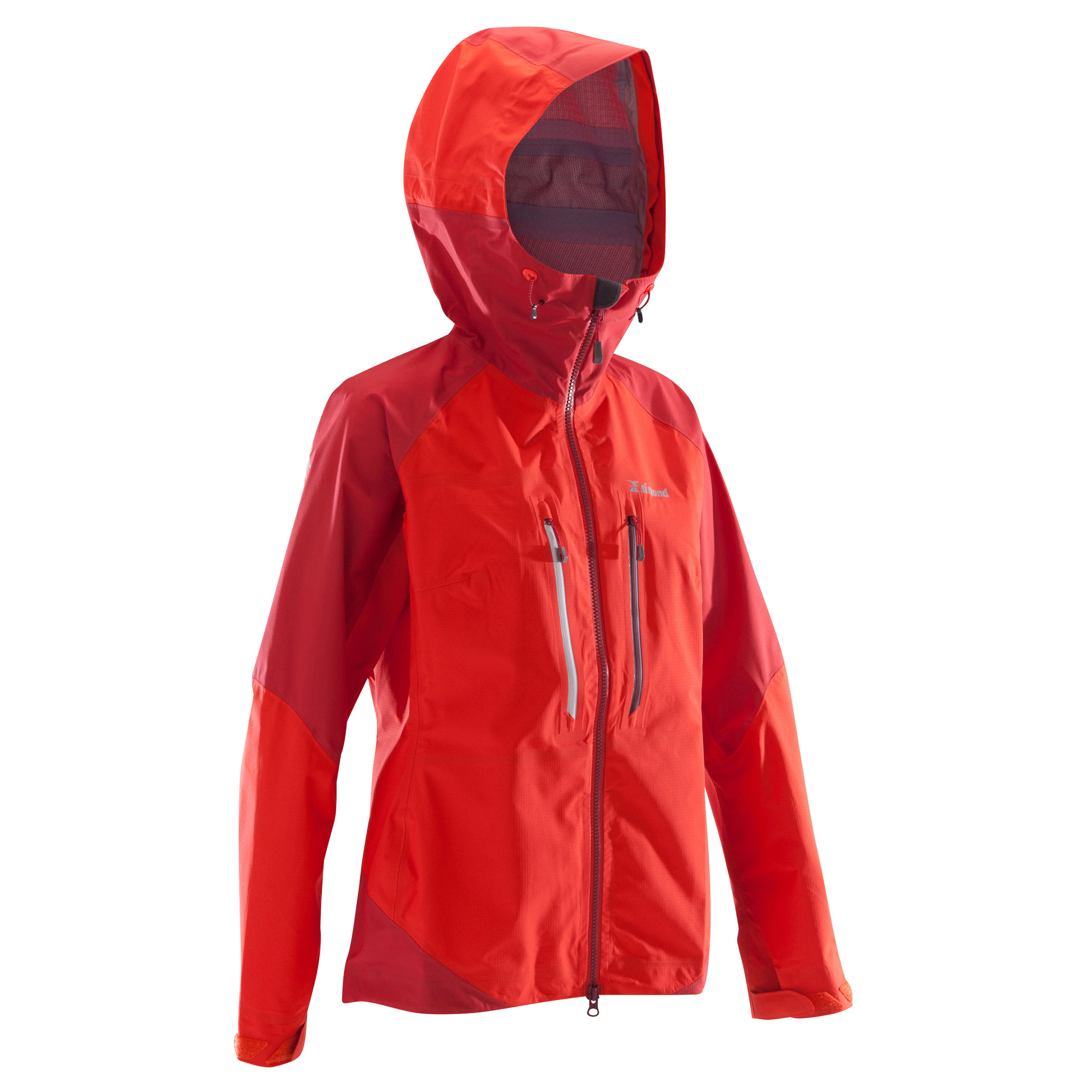 Jachetă Alpinism Light Roșu Damă ALPINISM
