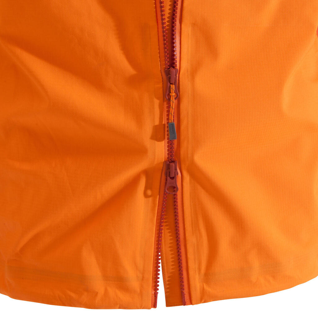 Pánska nepremokavá horolezecká bunda Alpinism Light oranžová