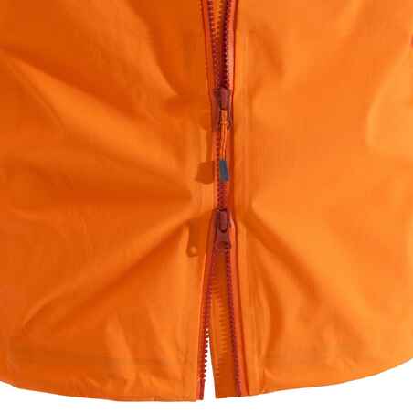 Vyriška alpinistinė neperšlampama striukė „Alpinism Light“, oranžinė